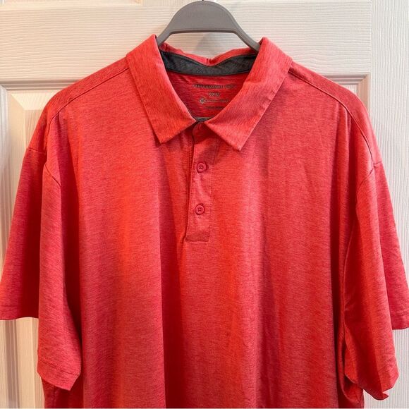 Member's Mark Men's Performance Polo Shirt Red Size XXX-Large - Picture 3 of 6